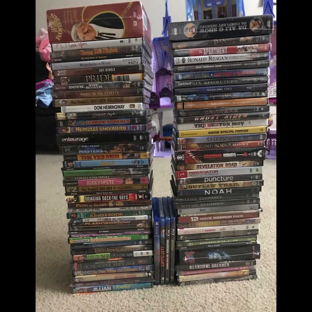 Choose 5 dvd or the blu ray discs all new